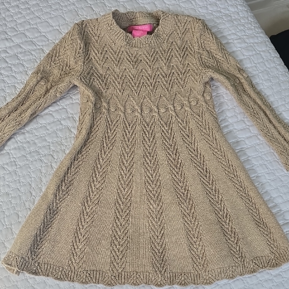 Metallic Flare Dress